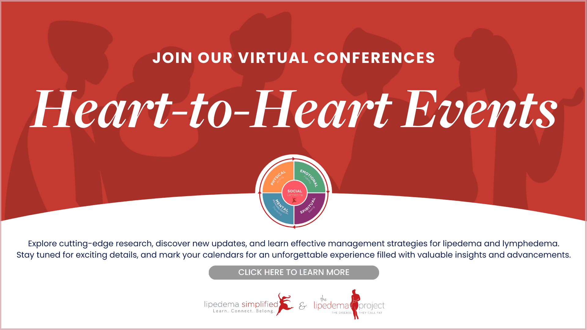 The Lipedema Project Virtual Conferences Heart to Heart Events